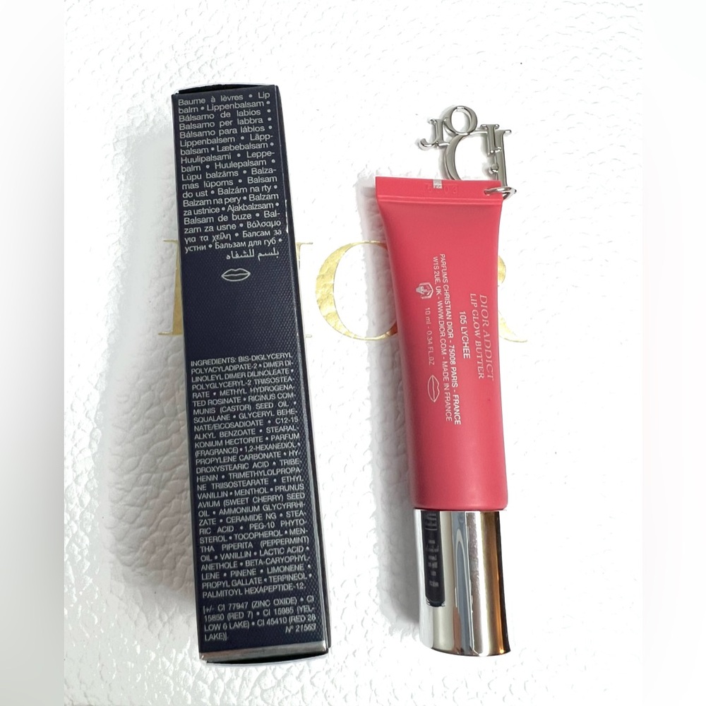 🌷New Dior Addict Lip Glow Butter #105 “Lychee" 🌷 - Picture 2 of 9